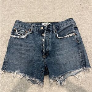 AGOLDE Women's Blue Denim Shorts